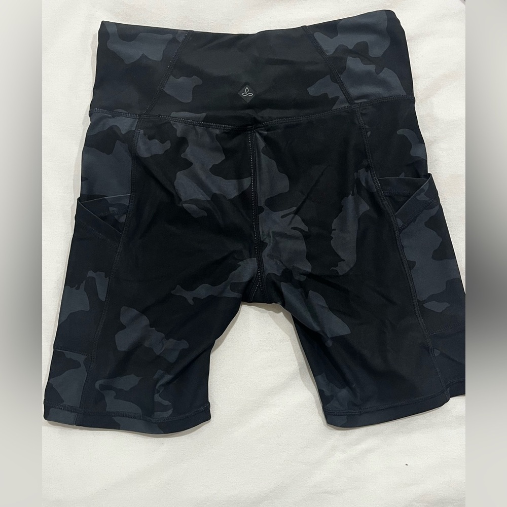 Camo Electra Biker Shorts from Prana
